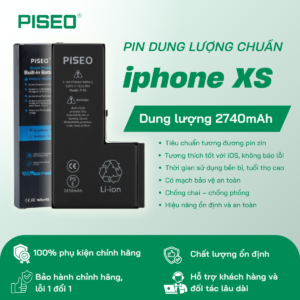 Pin iPhone XS Piseo dung lượng chuẩn 2740mAh