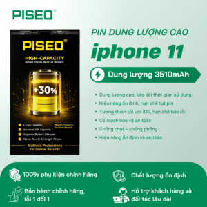 Pin iPhone 11 PISEO dung lượng cao 3950mAh